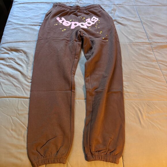 Sp5der Classic Sweatpants Brown - Picture 2 of 4